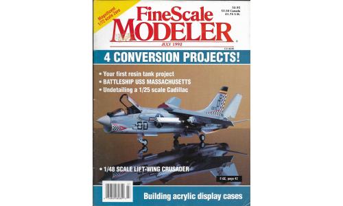 Revista Fine Scale Modeler 1992-07 Lift Wing Crusader